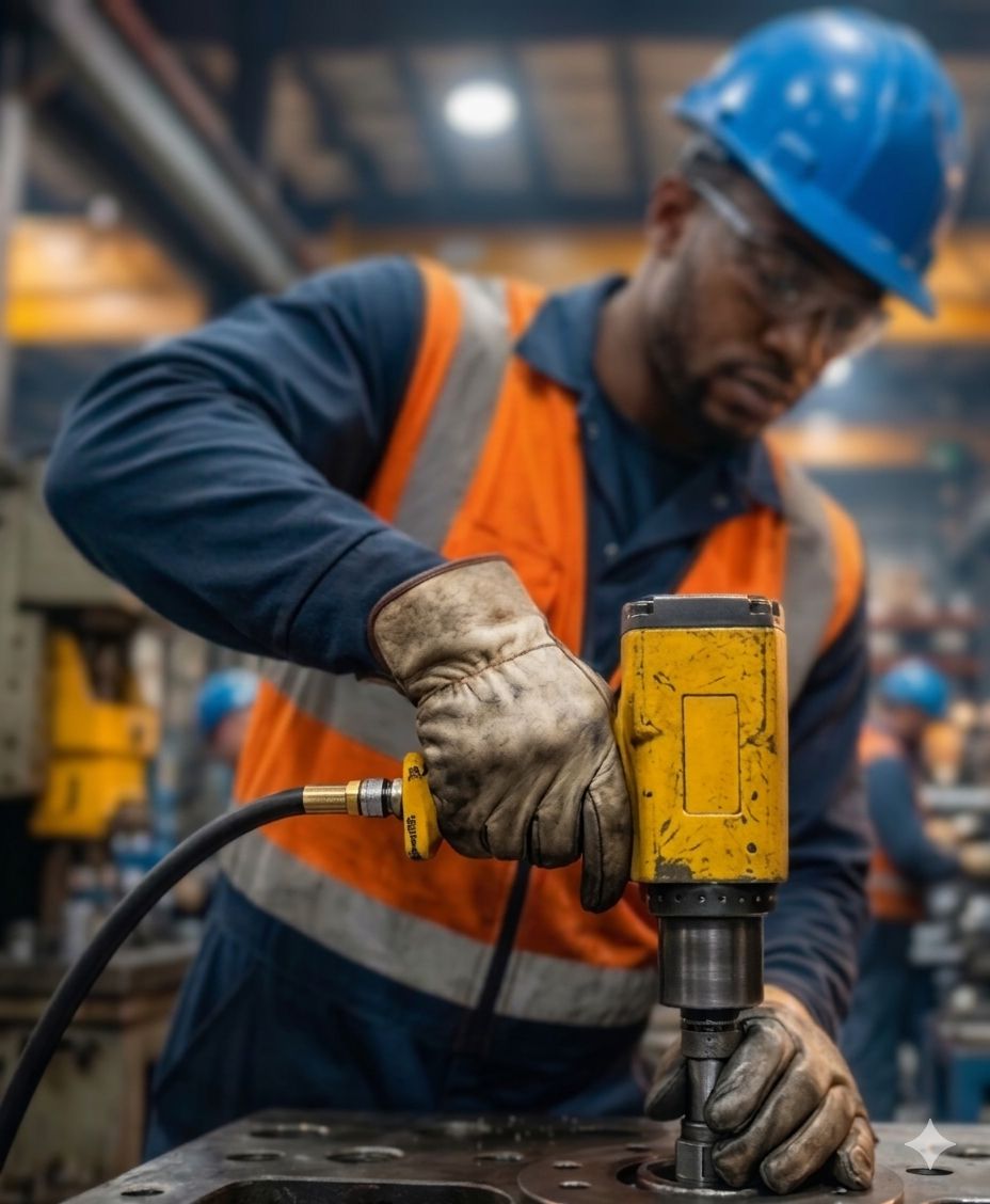 Ferramentas industriais em ambiente de produção